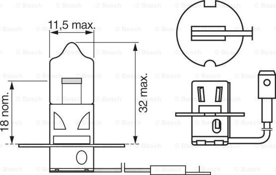 BOSCH 1 987 302 035 - Kvēlspuldze adetalas.lv