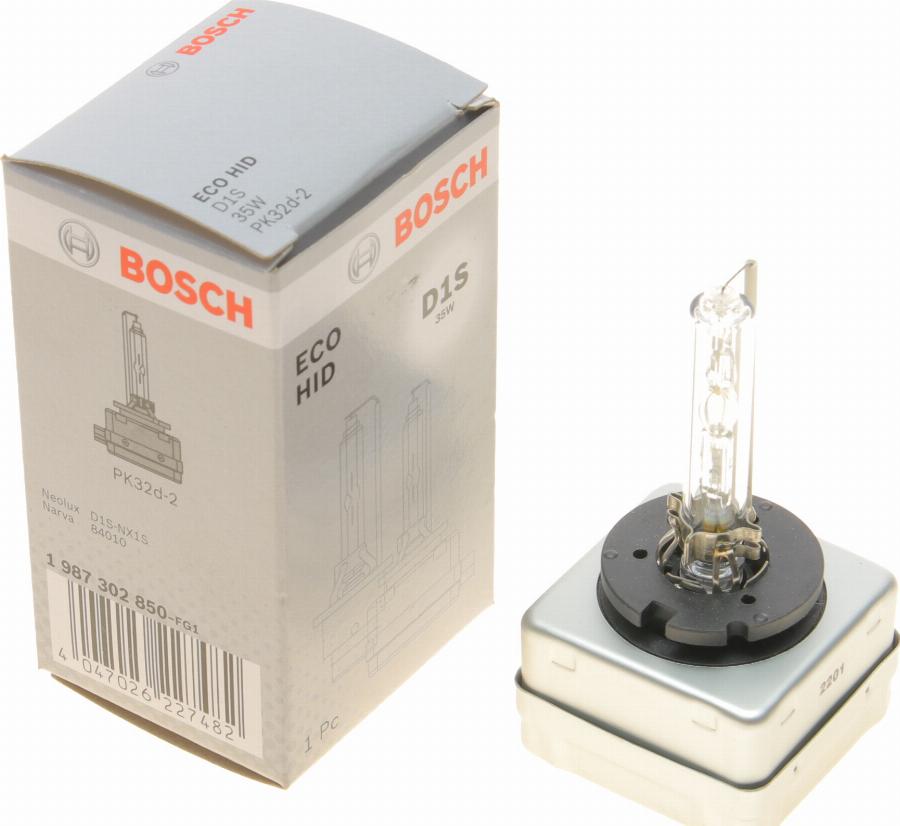 BOSCH 1 987 302 850 - Kvēlspuldze, Tālās gaismas lukturis adetalas.lv