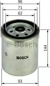 BOSCH 1 457 434 419 - Degvielas filtrs adetalas.lv