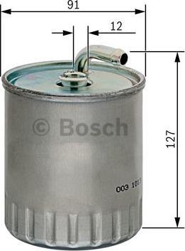 BOSCH 1 457 434 416 - Degvielas filtrs adetalas.lv