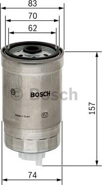 BOSCH 1 457 434 194 - Degvielas filtrs adetalas.lv