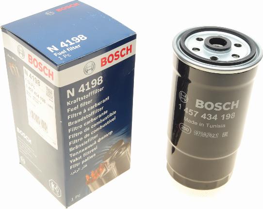 BOSCH 1 457 434 198 - Degvielas filtrs adetalas.lv