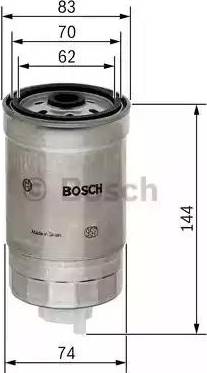 BOSCH 1 457 434 192 - Degvielas filtrs adetalas.lv