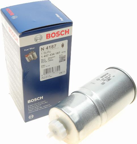 BOSCH 1 457 434 187 - Degvielas filtrs adetalas.lv