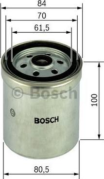 BOSCH 1 457 434 123 - Degvielas filtrs adetalas.lv