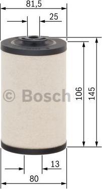 BOSCH 1 457 431 326 - Degvielas filtrs adetalas.lv