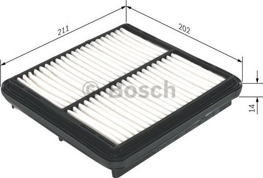 BOSCH 1 457 433 963 - Gaisa filtrs adetalas.lv