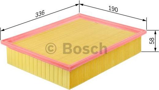 BOSCH 1 457 433 699 - Gaisa filtrs adetalas.lv