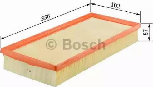 BOSCH 1 457 433 325 - Gaisa filtrs adetalas.lv