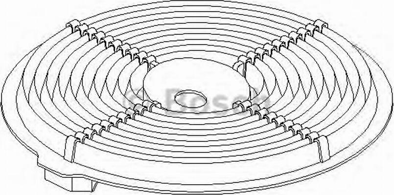 BOSCH 1 457 433 785 - Gaisa filtrs adetalas.lv