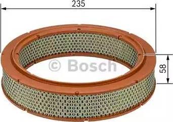 BOSCH 1 457 432 111 - Gaisa filtrs adetalas.lv