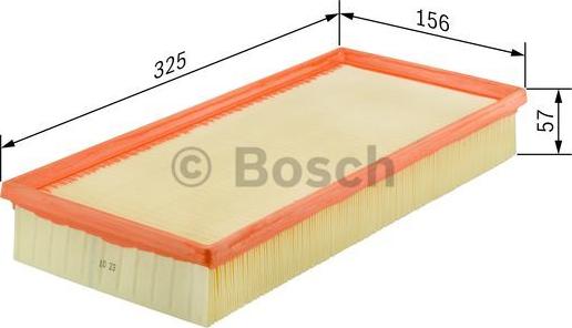 BOSCH 1 457 432 200 - Gaisa filtrs adetalas.lv