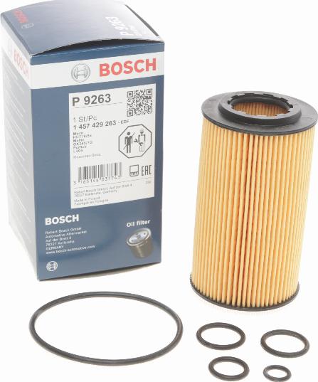 BOSCH 1 457 429 263 - Eļļas filtrs adetalas.lv