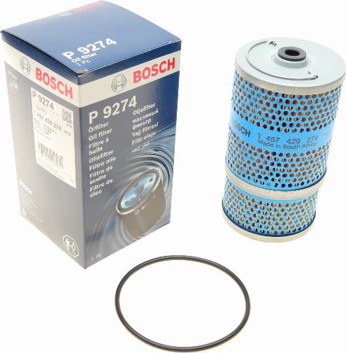 BOSCH 1 457 429 274 - Eļļas filtrs adetalas.lv