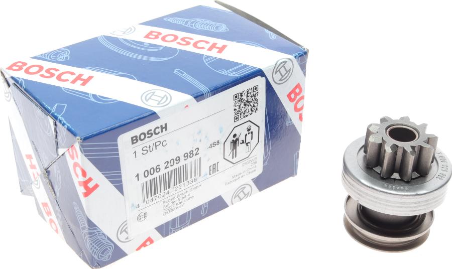 BOSCH 1 006 209 982 - Zobrats, Starteris adetalas.lv