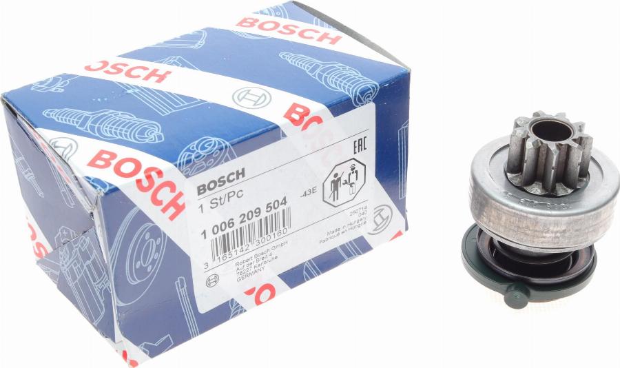 BOSCH 1 006 209 504 - Zobrats, Starteris adetalas.lv