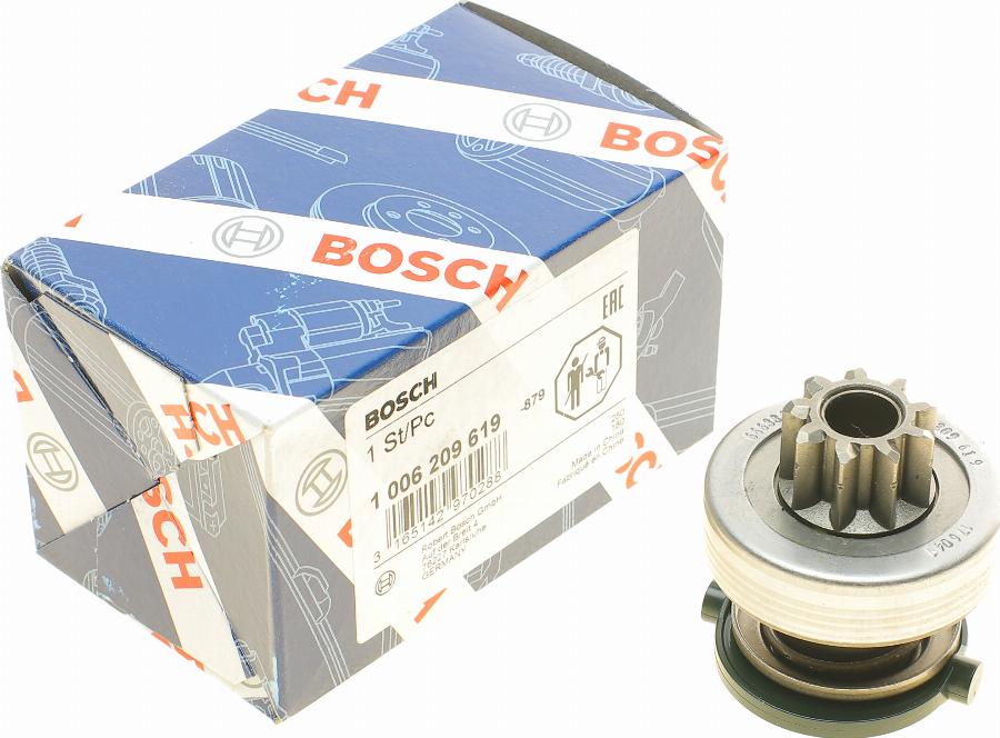 BOSCH 1 006 209 619 - Zobrats, Starteris adetalas.lv