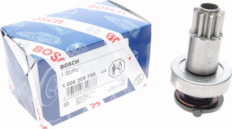 BOSCH 1 006 209 759 - Zobrats, Starteris adetalas.lv