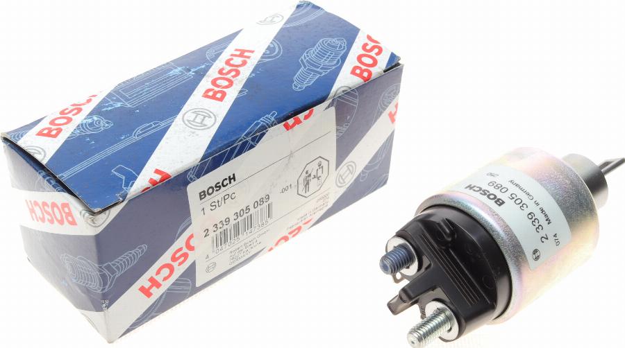 BOSCH 2 339 305 089 - Ievilcējrelejs, Starteris adetalas.lv