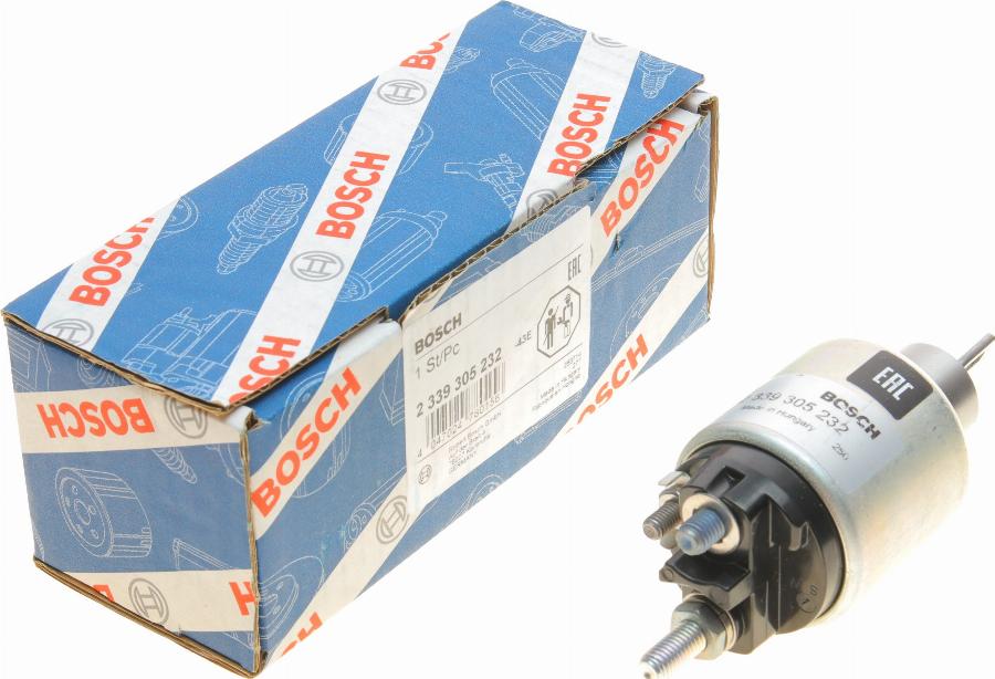 BOSCH 2 339 305 232 - Ievilcējrelejs, Starteris adetalas.lv