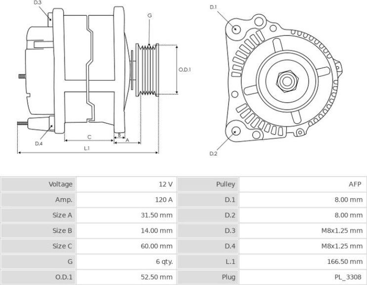 BOSCH F000BL0657 - Ģenerators adetalas.lv