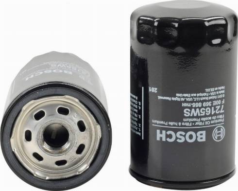 BOSCH F 00E 369 866 - Eļļas filtrs adetalas.lv