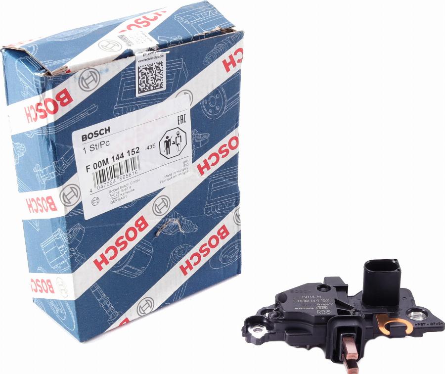 BOSCH F 00M 144 152 - Ģeneratora sprieguma regulators adetalas.lv