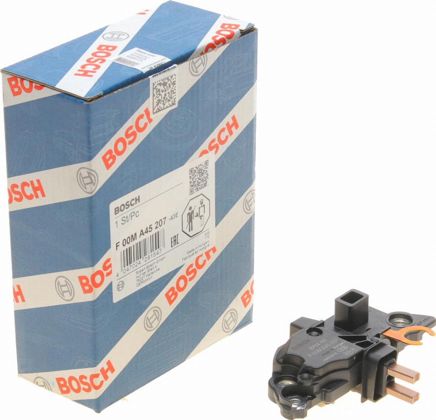 BOSCH F 00M A45 207 - Ģeneratora sprieguma regulators adetalas.lv