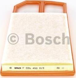 BOSCH F 026 400 019 - Gaisa filtrs adetalas.lv