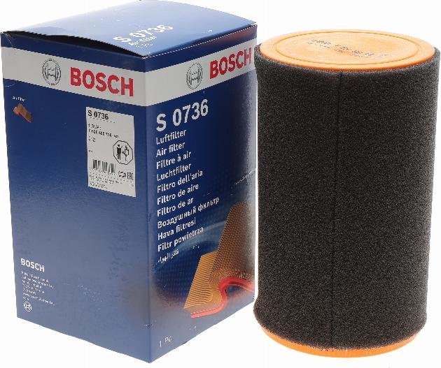 BOSCH F 026 400 736 - Gaisa filtrs adetalas.lv