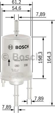 BOSCH F 026 403 006 - Degvielas filtrs adetalas.lv