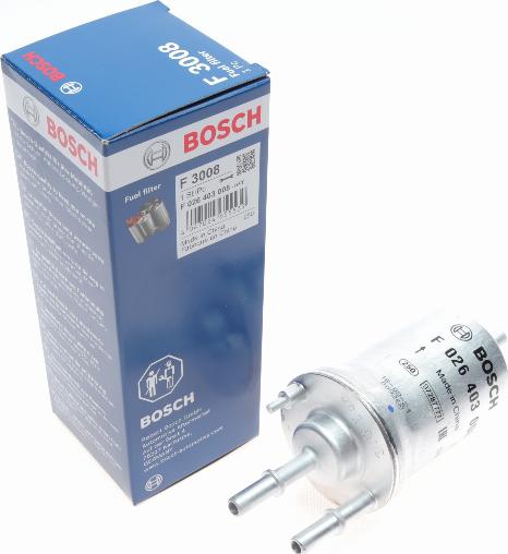 BOSCH F 026 403 008 - Degvielas filtrs adetalas.lv