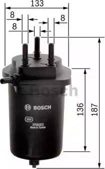 BOSCH F 026 402 091 - Degvielas filtrs adetalas.lv