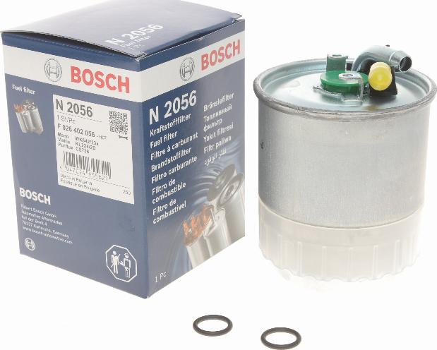 BOSCH F 026 402 056 - Degvielas filtrs adetalas.lv