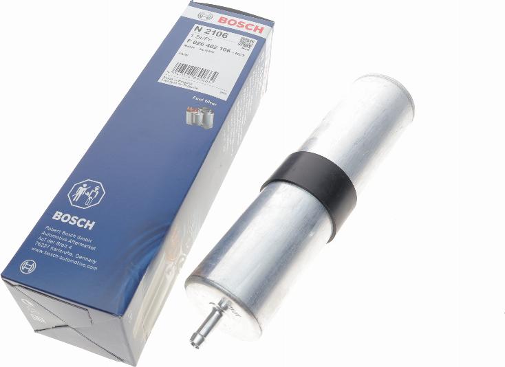 BOSCH F 026 402 106 - Degvielas filtrs adetalas.lv