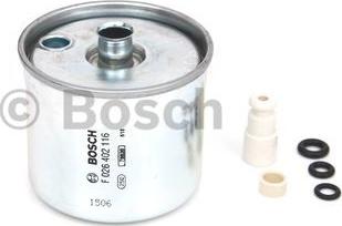 BOSCH F 026 402 116 - Degvielas filtrs adetalas.lv