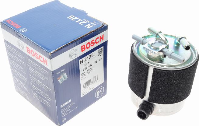 BOSCH F 026 402 125 - Degvielas filtrs adetalas.lv