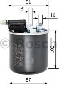 BOSCH F 026 402 836 - Degvielas filtrs adetalas.lv