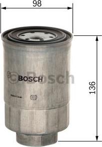 BOSCH F 026 402 831 - Degvielas filtrs adetalas.lv