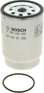 BOSCH F 026 402 242 - Degvielas filtrs adetalas.lv