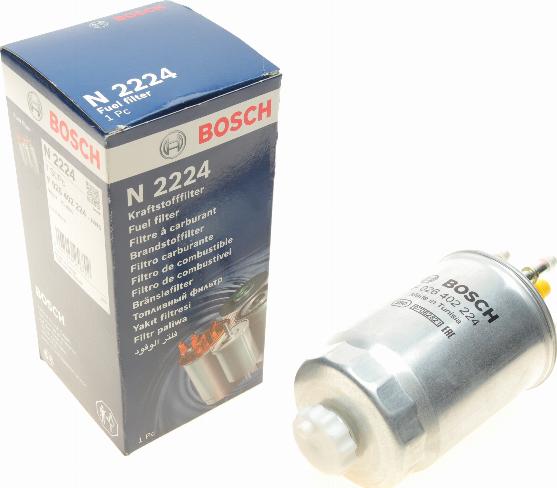 BOSCH F 026 402 224 - Degvielas filtrs adetalas.lv