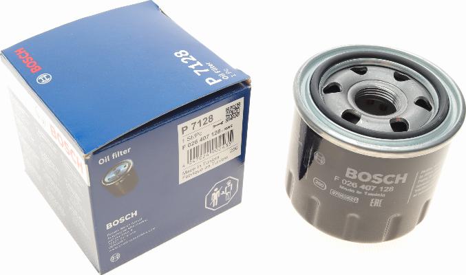 BOSCH F 026 407 128 - Eļļas filtrs adetalas.lv