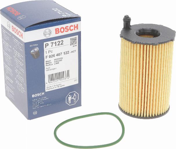 BOSCH F 026 407 122 - Eļļas filtrs adetalas.lv