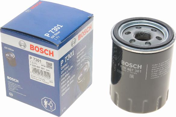 BOSCH F 026 407 301 - Eļļas filtrs adetalas.lv