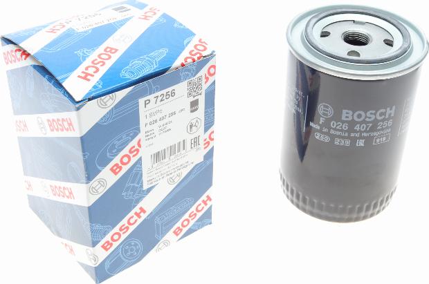 BOSCH F 026 407 256 - Eļļas filtrs adetalas.lv