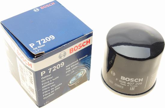 BOSCH F 026 407 209 - Eļļas filtrs adetalas.lv