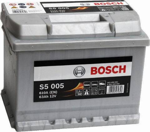 BOSCH S5005 - Startera akumulatoru baterija adetalas.lv