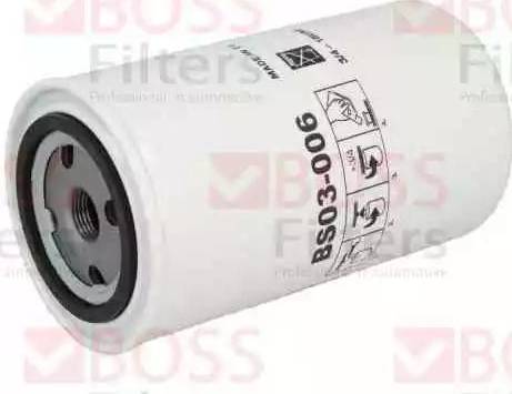 BOSS FILTERS BS03-006 - Eļļas filtrs adetalas.lv