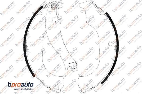 BPROAUTO 1BP31149AA - Bremžu loku komplekts adetalas.lv