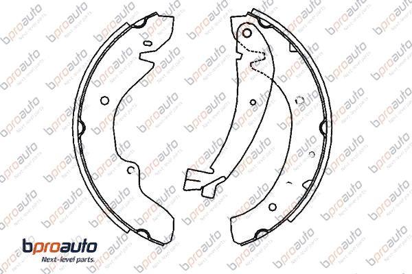 BPROAUTO 1BP31133AA - Bremžu loku komplekts adetalas.lv